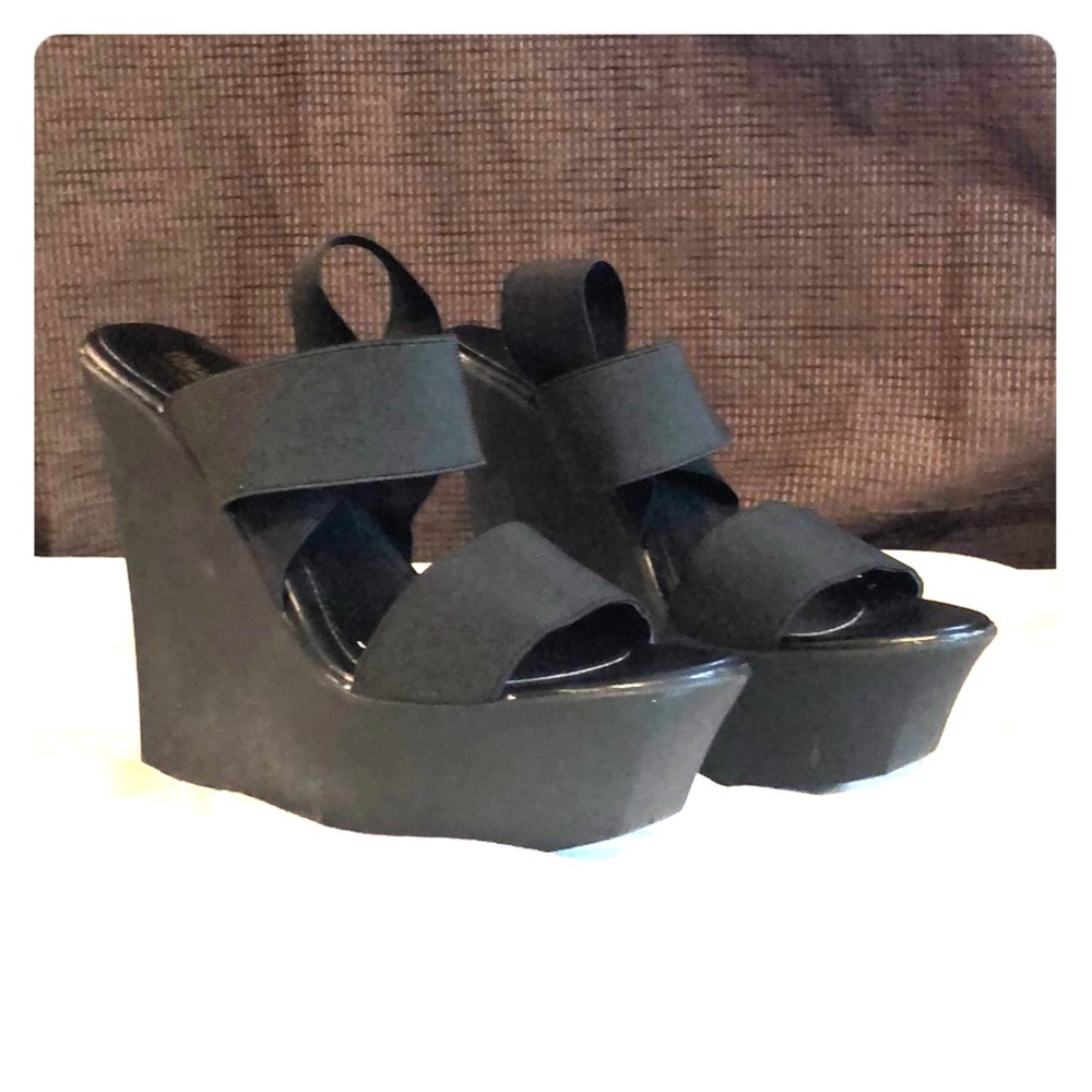 SLING BACK WEDGE SALDALS